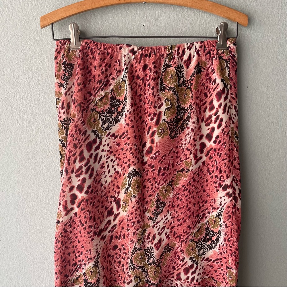 David’s Designs | 90s Y2k Sheer Mixed Print Mermaid Fairy Midi Skirt - Picture 4 of 9